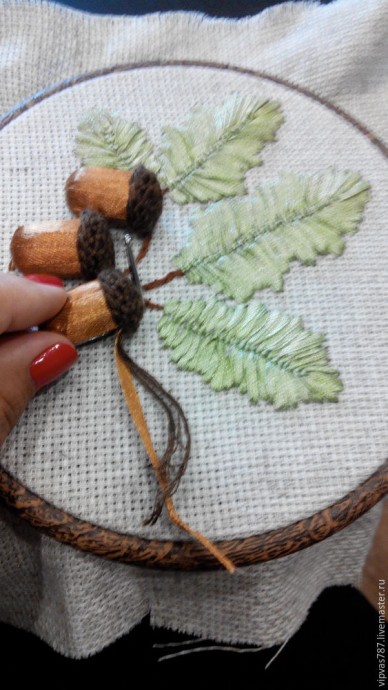 Создаем панно "Осенние желуди"