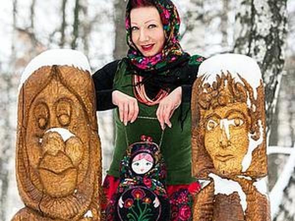 Мастер-класс по валянию сумки "Матрёнушка" с использованием платка: часть 3