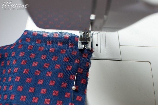 ​Шьём шорты с каймой по низу