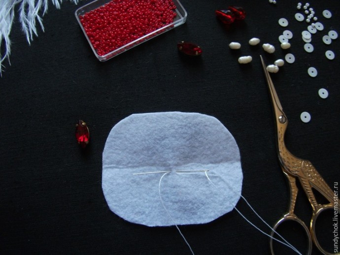 ​Создаем свадебные серьги "Мирослава": часть 1