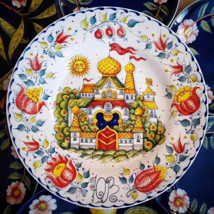 Идеи росписи фарфора