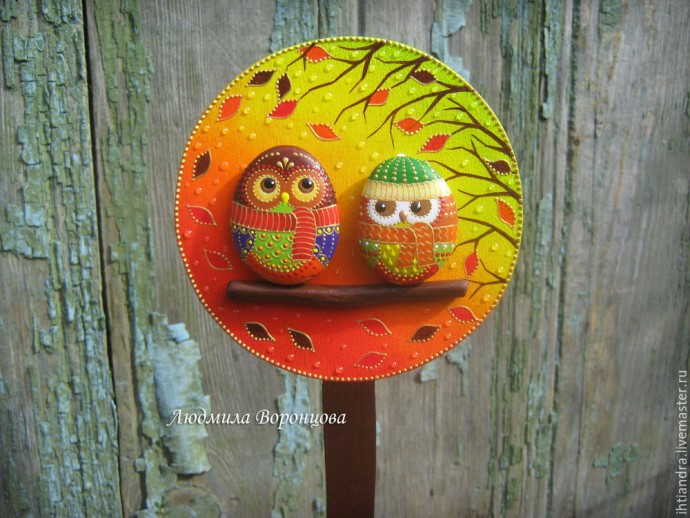 Топиарий с совами: часть 3