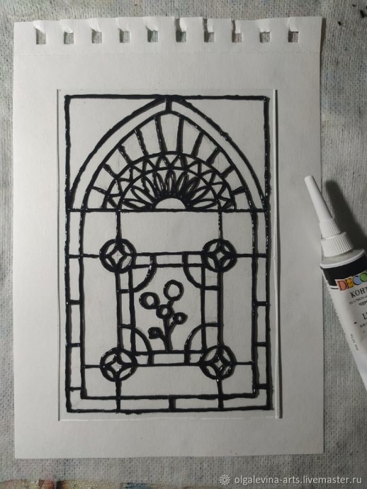 Мастерим легкий витраж своими руками