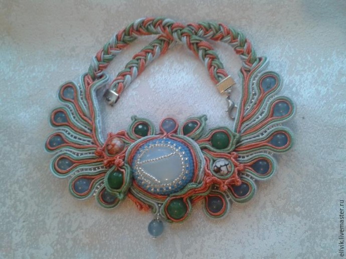 ​Создаем сутажное колье "Краски осени"