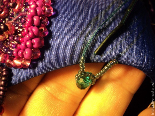 ​Вышивка платья бисером: мастер-класс, часть 8