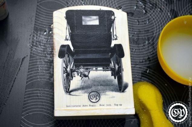 ​Вечный календарь настольный: мастер-класс по вживлению лазерной распечатки в дерево, часть 3