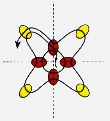 Оригинальное колье из бисера