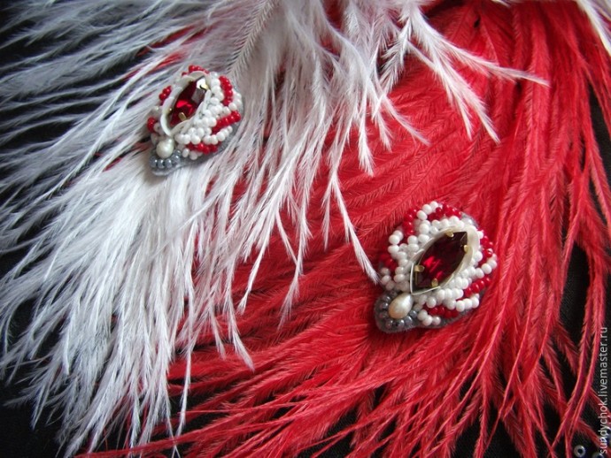 ​Создаем свадебные серьги "Мирослава": часть 3