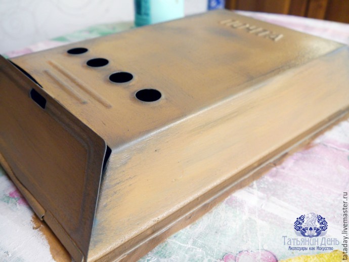 Декорируем старый почтовый ящик: часть 1