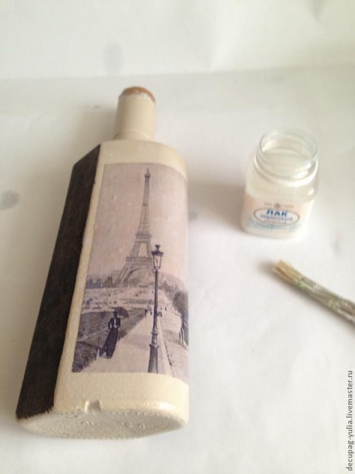 Декупаж с применением 2-шагового кракелюра: часть 1