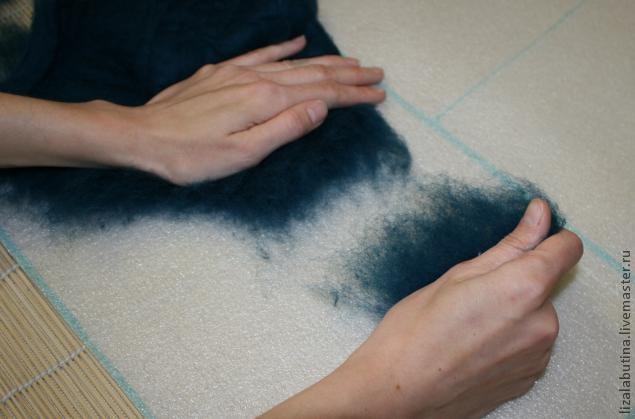 Валяный клатч: часть 1