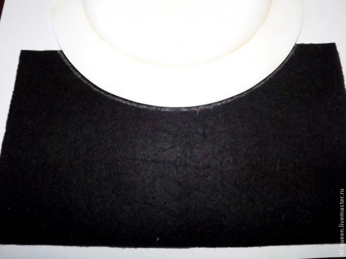 ​Создаем вышитое бисером колье "Воротничок" с элементами кожи: часть 1