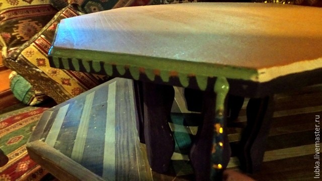 Расписываем стол восточными узорами: часть 1