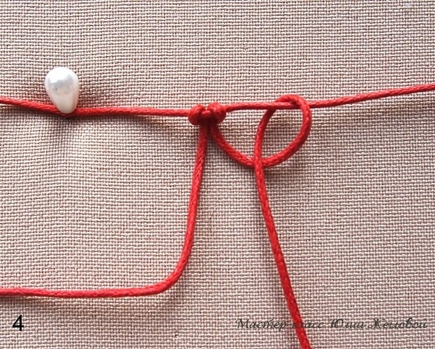 Плетёное сердечко в технике макраме: часть 1