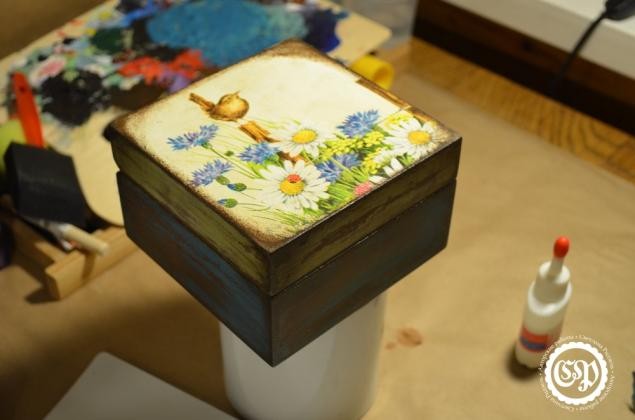 ​Шкатулка для рукодельницы в кантри-стиле: часть 2