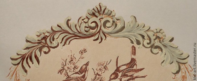 Декорируем чайную коробку "В старом шале": часть 3