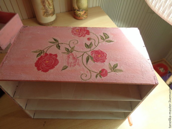Делаем комод для бижутерии в стиле шебби-шик
