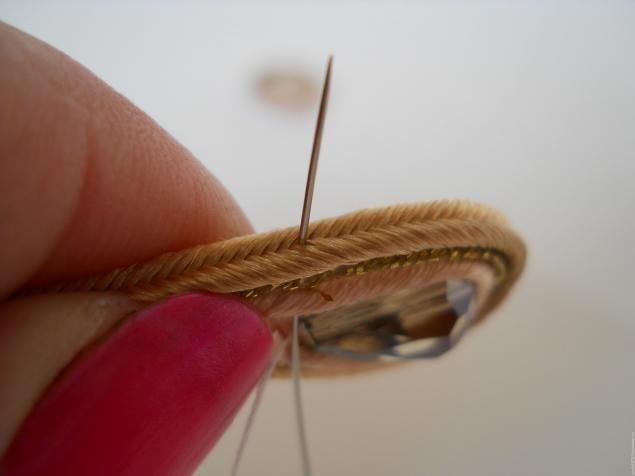 ​Мастер-класс по сутажу "Сутажные серьги Винтаж": часть 3