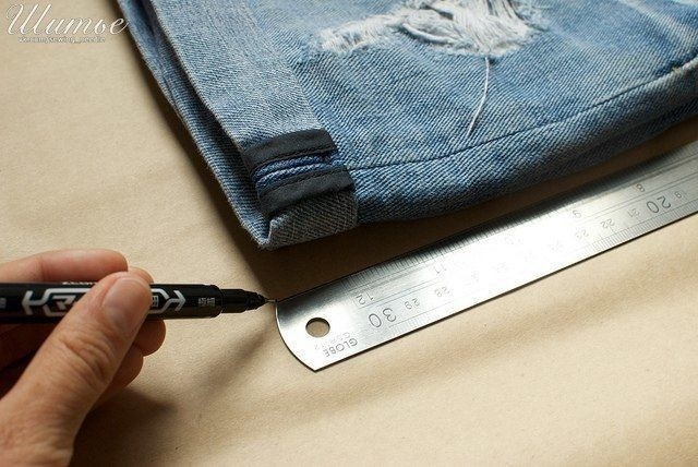 ​Шьём шорты с каймой по низу