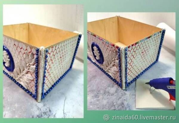 Декор деревянного ящика