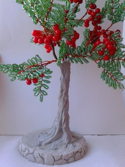 Рябина из бисера