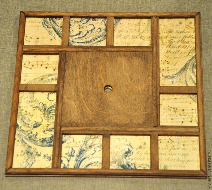 Декорирование часов "Золотая осень": часть 1 Декорирование часов "Золотая осень": часть 1