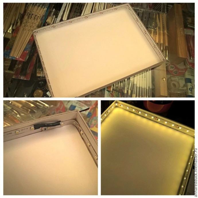 Делаем витражный светильник