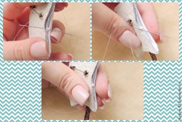 Создаем брошь "Парусник": часть 3