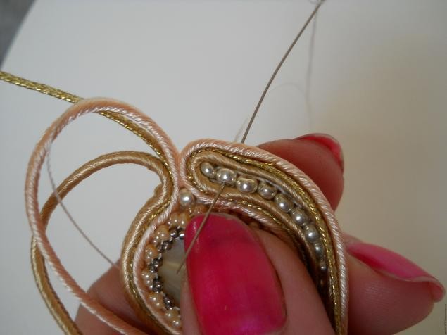 ​Мастер-класс по сутажу "Сутажные серьги Винтаж": часть 6