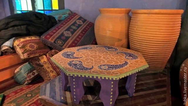 Расписываем стол восточными узорами: часть 2 Расписываем стол восточными узорами: часть 2