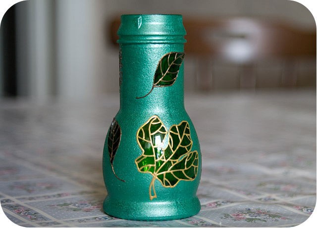 Мини-вазочка из бывшей соусницы: часть 2