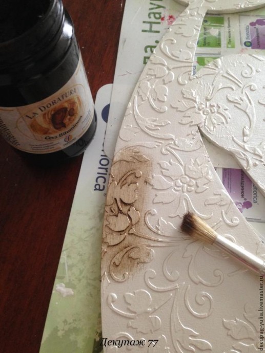 ​Создание настенных часов "Кошка-хамелеон": часть 2