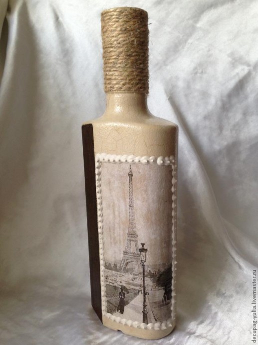 Декупаж с применением 2-шагового кракелюра: часть 2