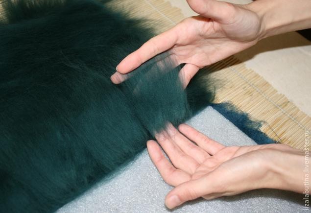 ​Валяный клатч: часть 3