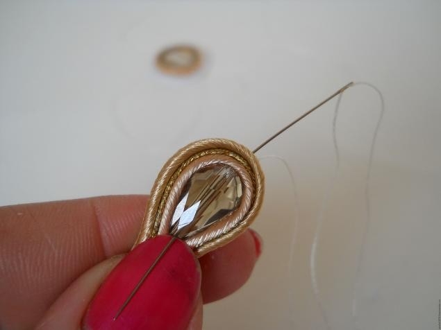 ​Мастер-класс по сутажу "Сутажные серьги Винтаж": часть 3