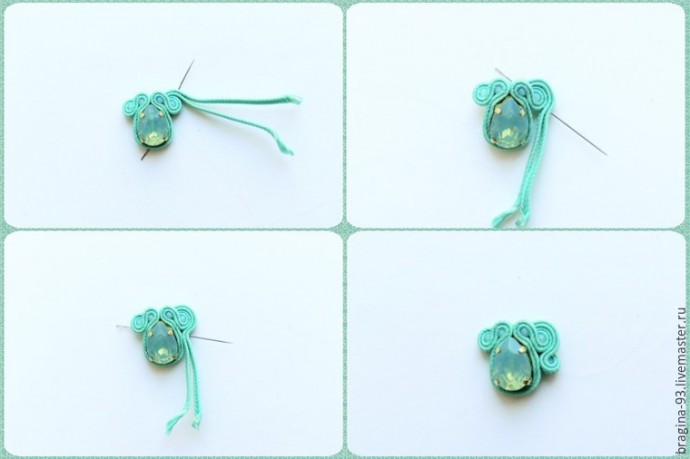 ​Создаем брошь в виде осьминога: часть 3