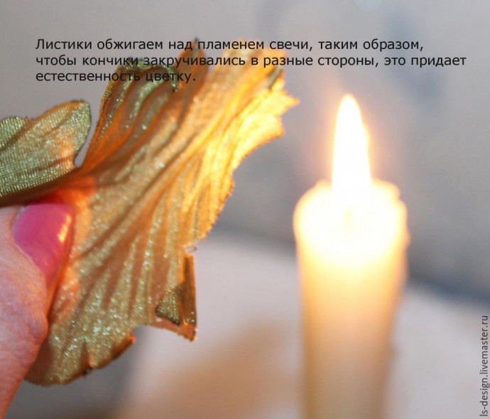 Мастер-класс: создаем нежный "Пион из вуали": часть 4