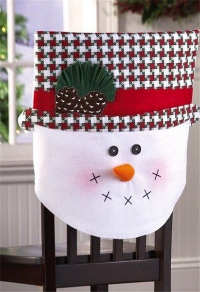 ​Новогодние чехлы на стулья: идеи для вдохновения