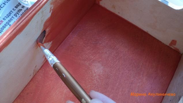 Мастер-класс по декорированию деревянного короба