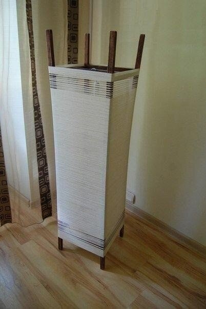 Напольный светильник своими руками