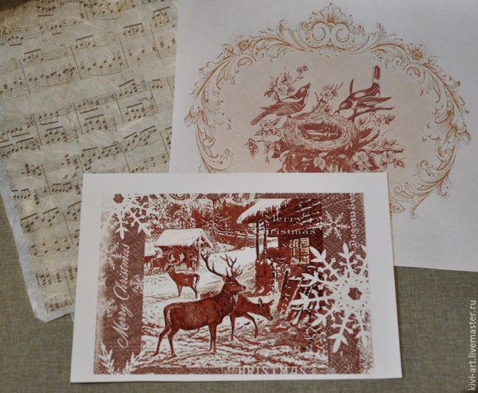 Декорируем чайную коробку "В старом шале": часть 1