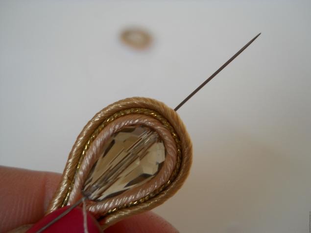 ​Мастер-класс по сутажу "Сутажные серьги Винтаж": часть 3