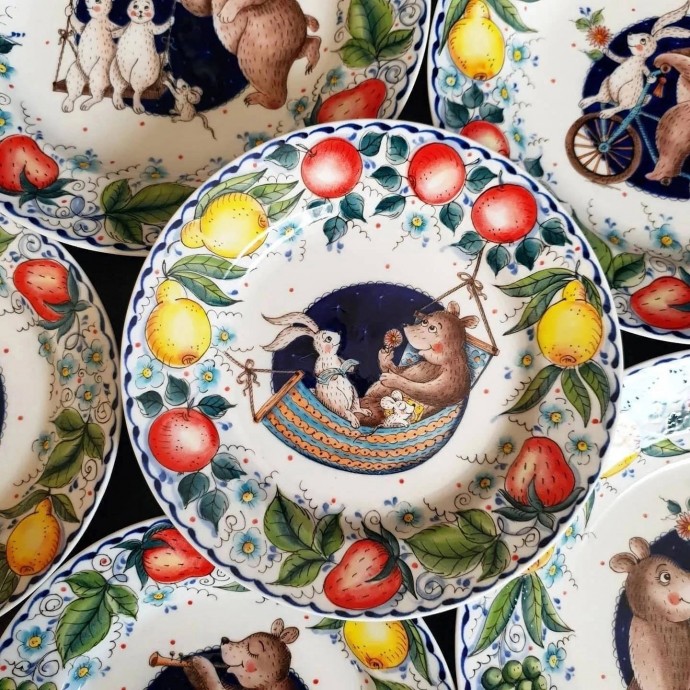 Идеи росписи фарфора