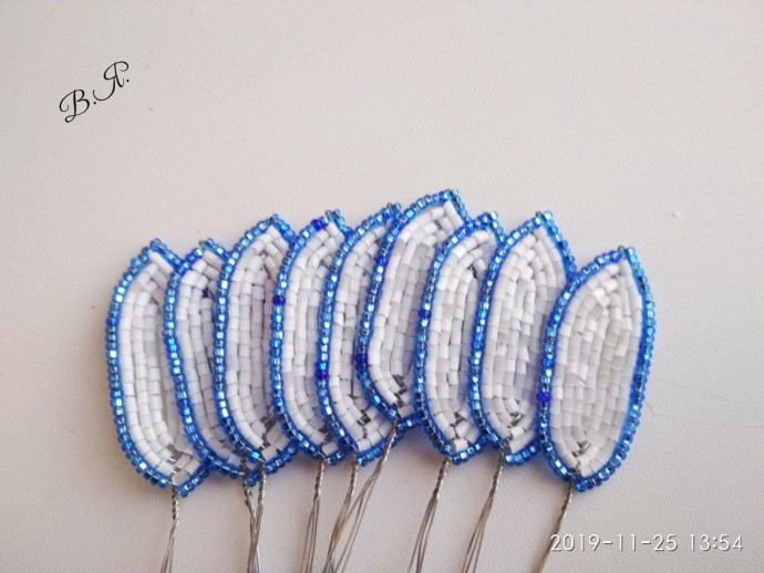 Композиция из бисера и рубки