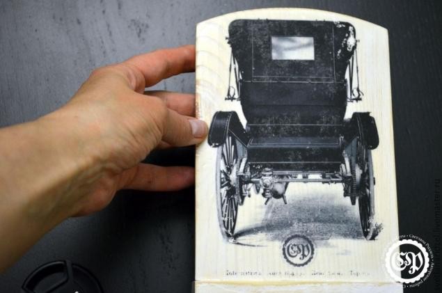 ​Вечный календарь настольный: мастер-класс по вживлению лазерной распечатки в дерево, часть 3