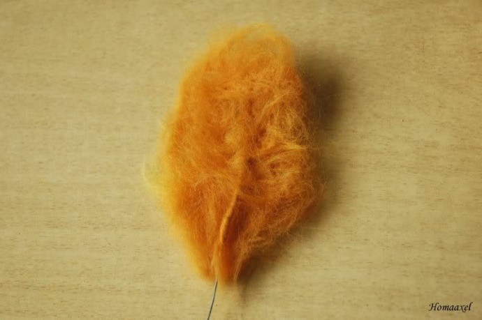 ​Мастер-класс по осенним листьям в технике валяния: часть 1