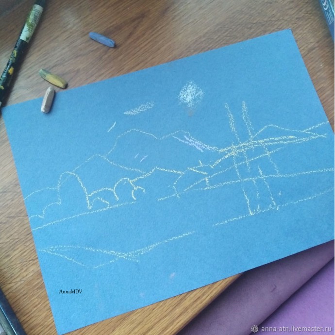 ​Мастер-класс сухой пастелью "Прованс"