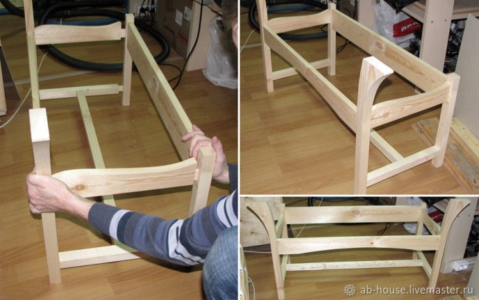 Мастерим дачную скамью "Полевая ромашка": часть 2