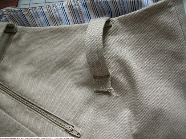 Пришиваем шлевки