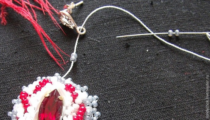 ​Создаем свадебные серьги "Мирослава": часть 5